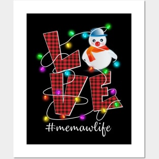 Love Christmas Memawlife Decoration Costume Gift Posters and Art